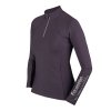 Koszulka Treningowa Longsleeve - Horka Luxury - bakłażanowy